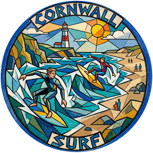 Cornish Surf 05 coaster design