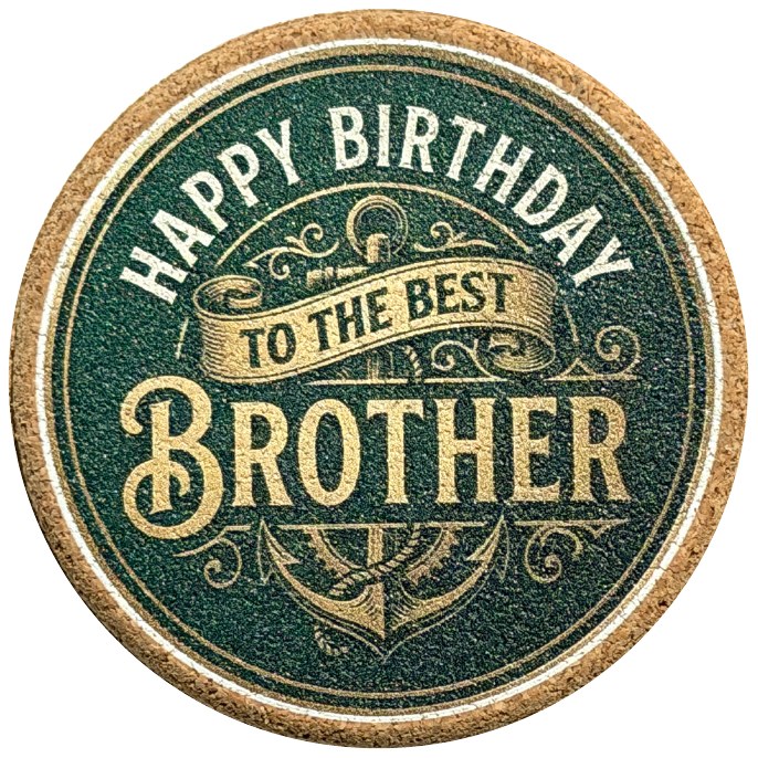 Birthday coaster product photo