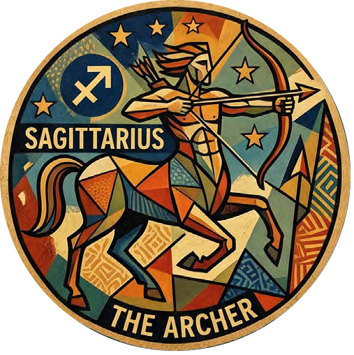Sagitarius 03 coaster design