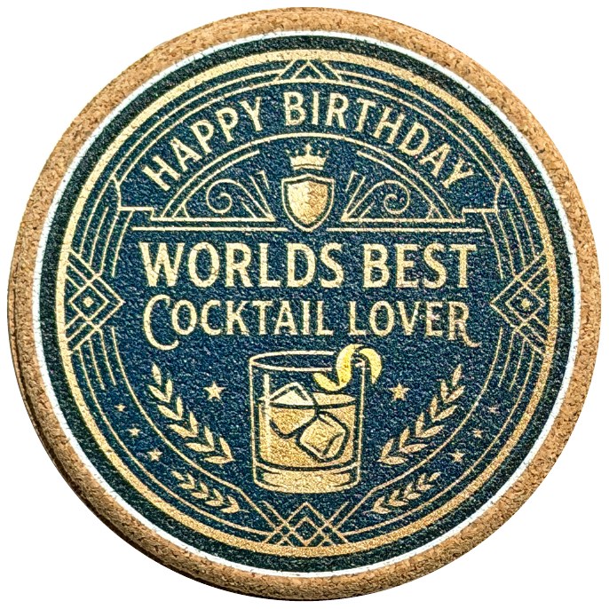 Birthday coaster product photo