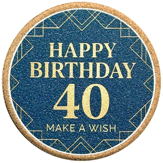 Birthday coaster product photo