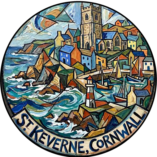 St Keverne coaster design