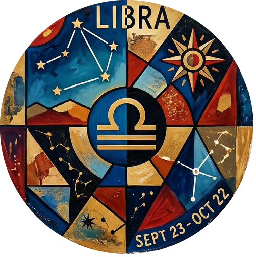Libra 04 coaster design