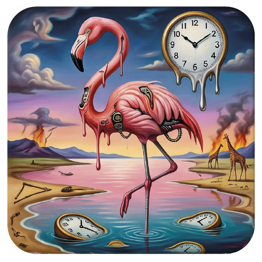 Flamingo coaster design