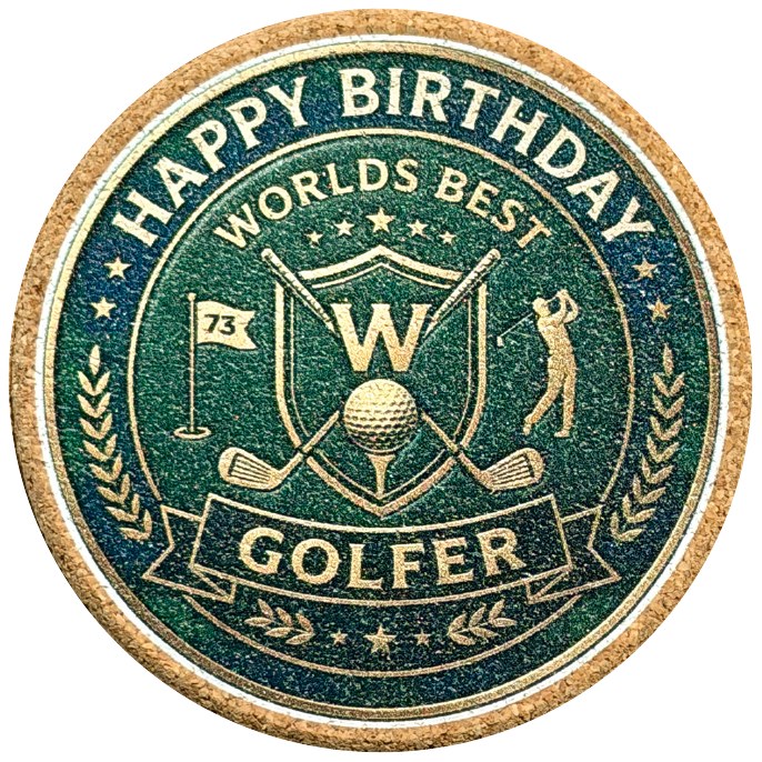 Birthday coaster product photo