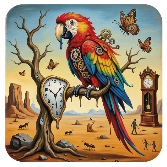 Parrot coaster design