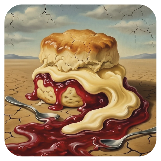 Cornish Cream Tea 01 coaster design