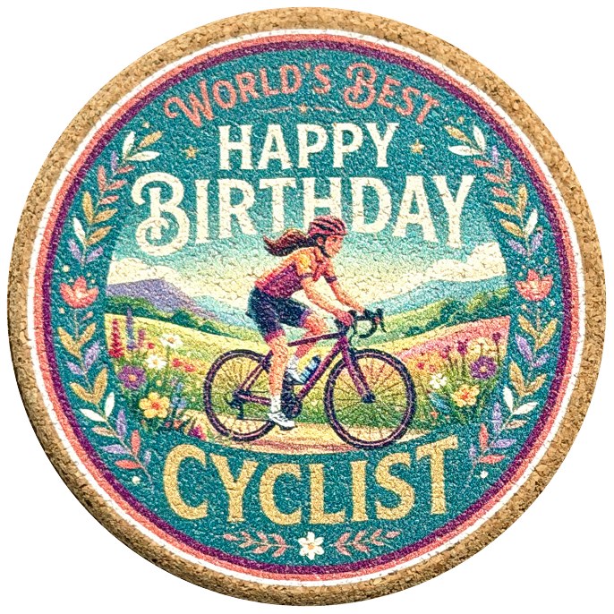 Birthday coaster product photo