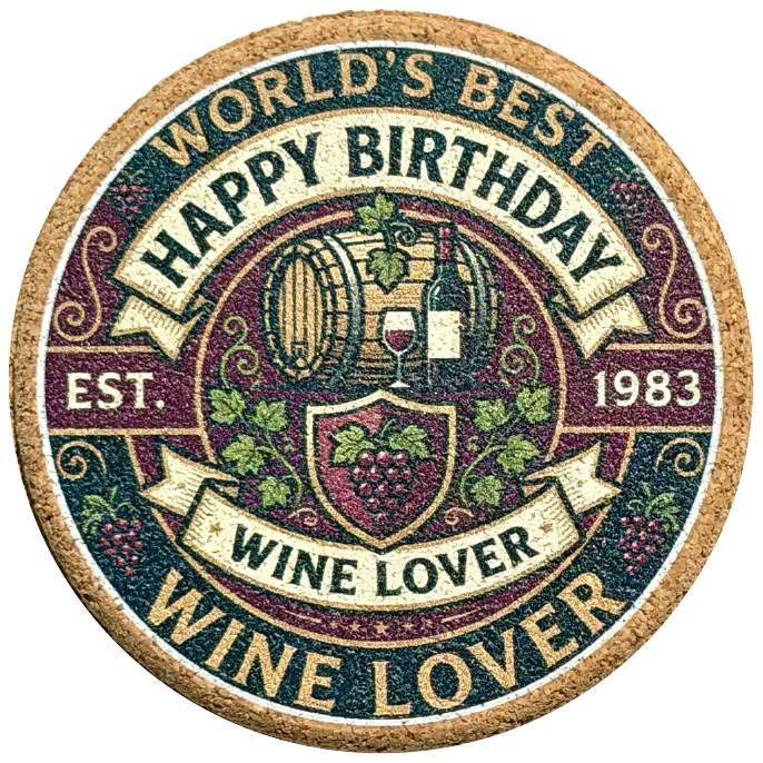 Birthday coaster product photo