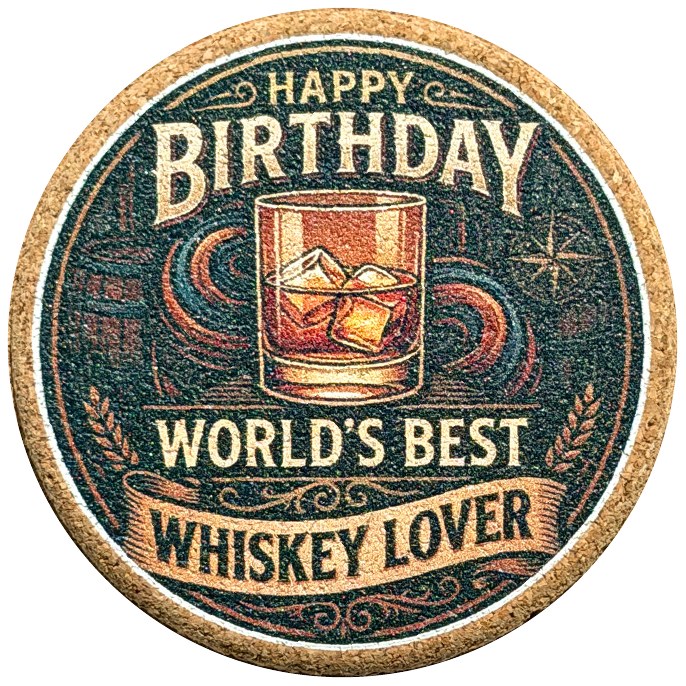 Birthday coaster product photo
