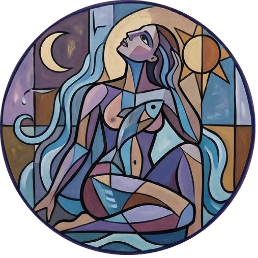 Pisces 04 coaster design