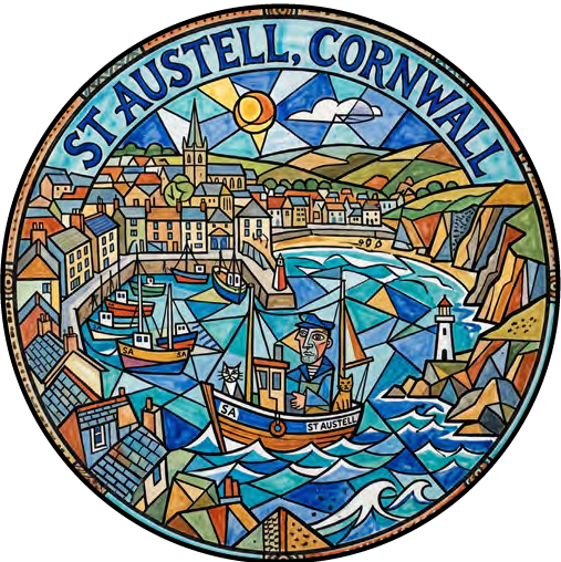 St Austell coaster design