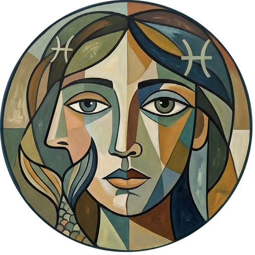 Pisces 01 coaster design