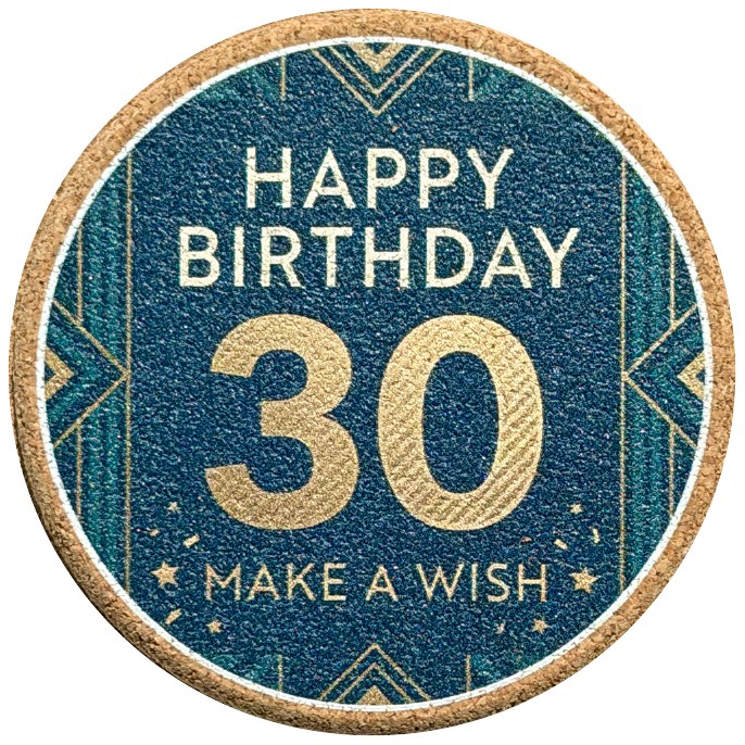 Birthday coaster product photo