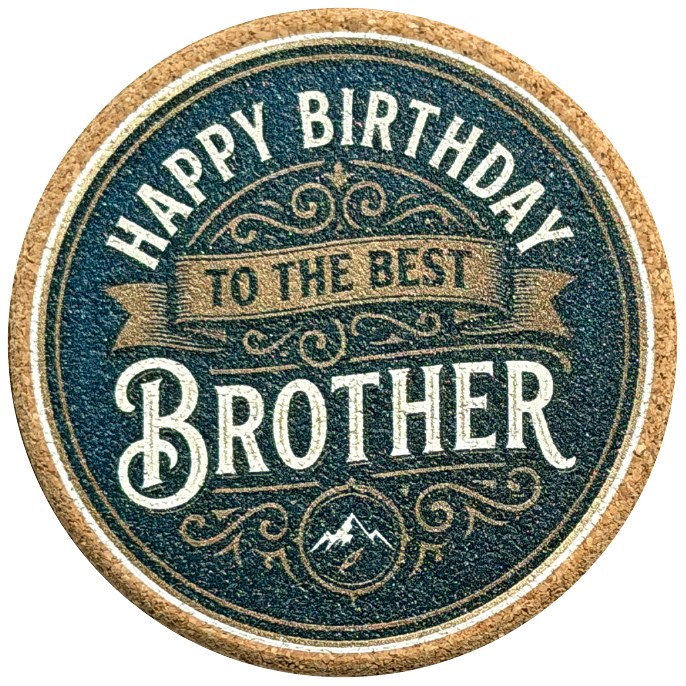 Birthday coaster product photo