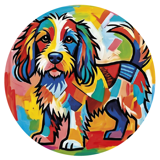 Picasso Dog 07 coaster design