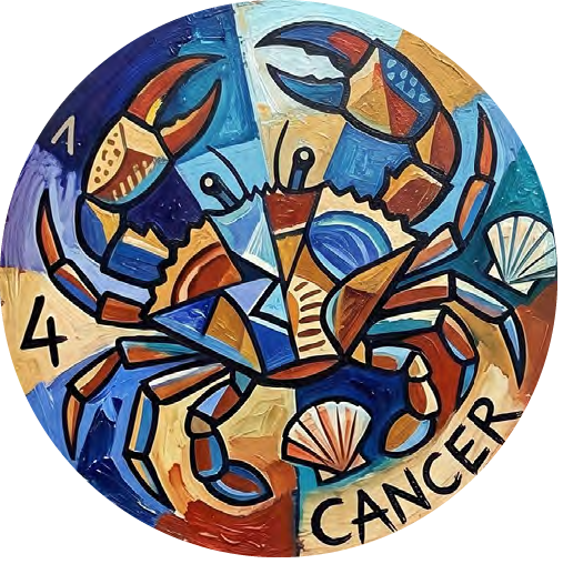 Cancer 01 coaster design