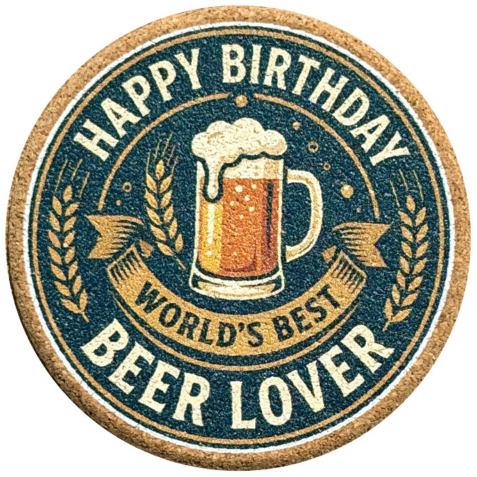 Birthday coaster product photo