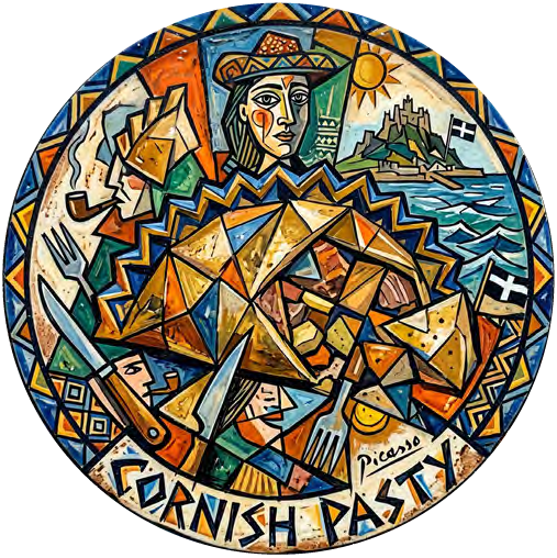 Cornish Pasty 04 coaster design