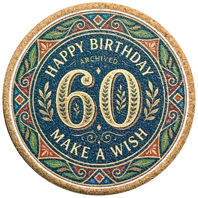 Birthday coaster product photo