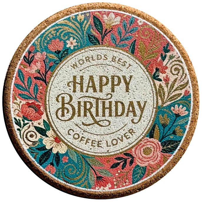 Birthday coaster product photo