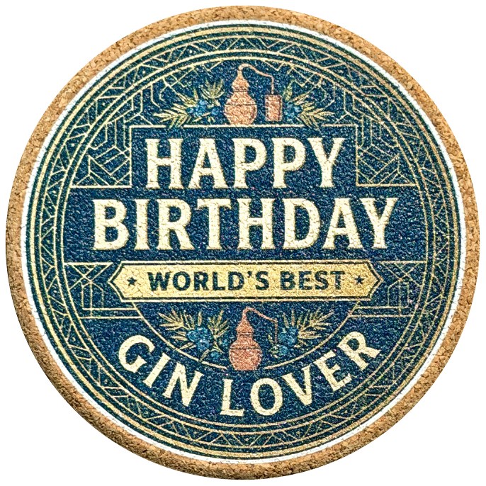 Birthday coaster product photo