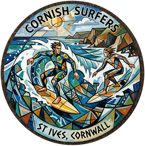 Cornish Surf 01 coaster design