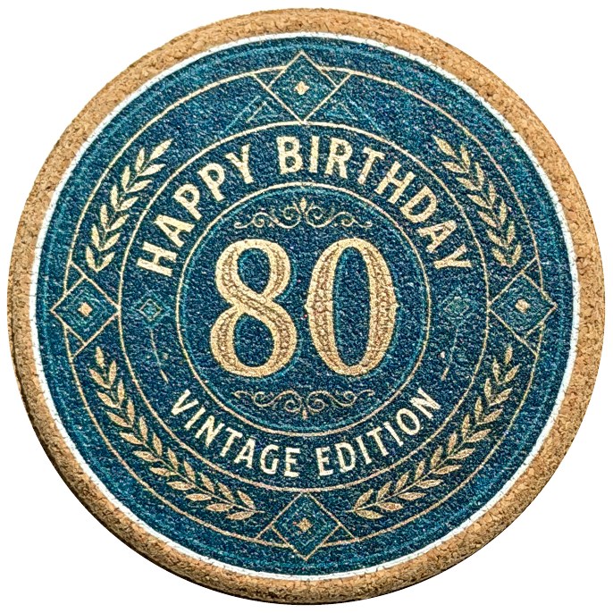 Birthday coaster product photo