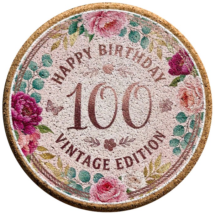 Birthday coaster product photo