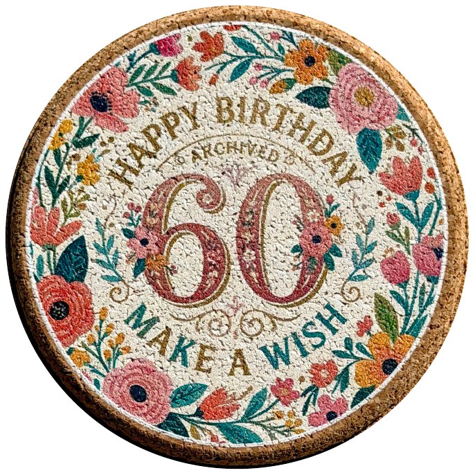 Birthday coaster product photo