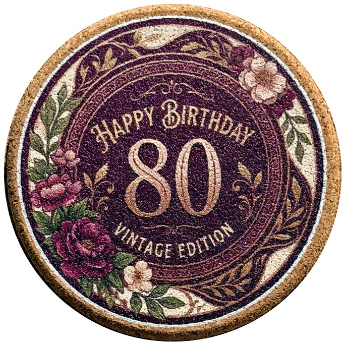 Birthday coaster product photo