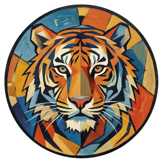 Picasso Tiger 01 coaster design