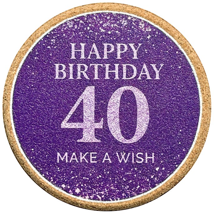 Birthday coaster product photo