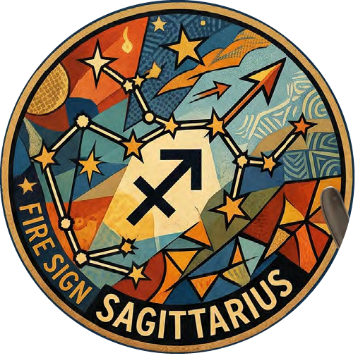 Sagitarius 02 coaster design