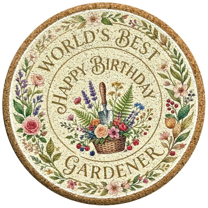 Birthday coaster product photo