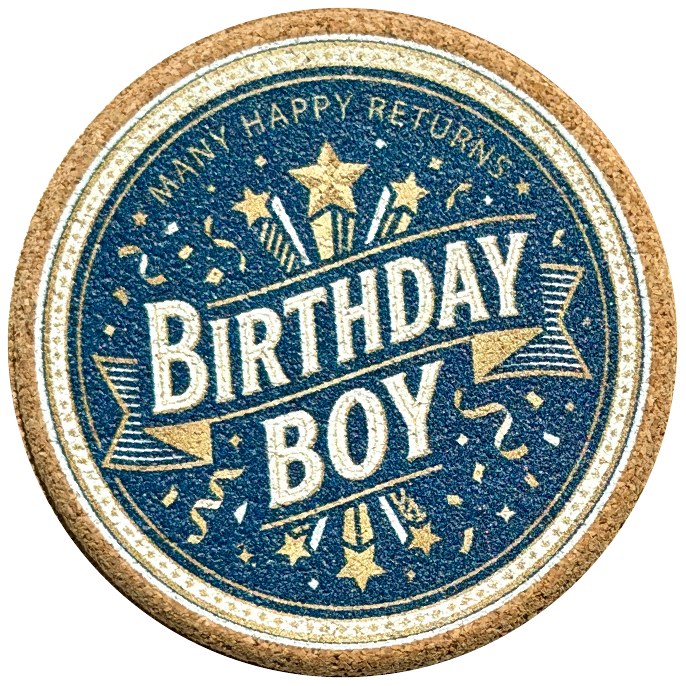 Birthday coaster product photo