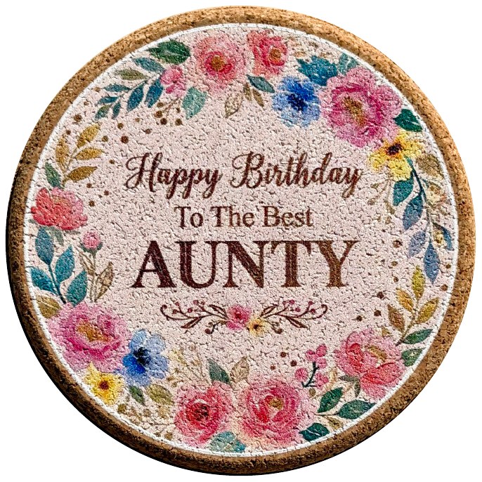 Birthday coaster product photo
