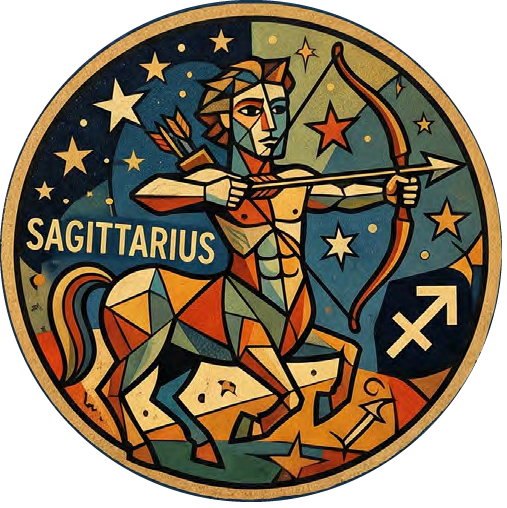 Sagitarius 04 coaster design