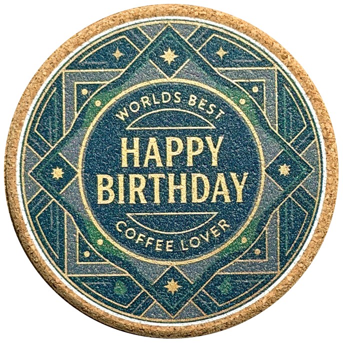 Birthday coaster product photo