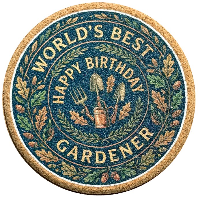 Birthday coaster product photo