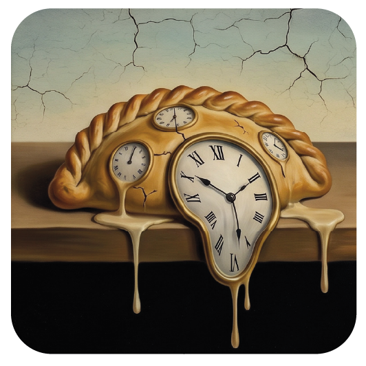 Pasty Time coaster design
