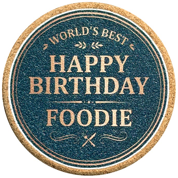 Birthday coaster product photo