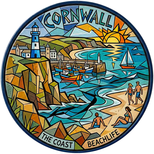 Cornish Beach 01 coaster design