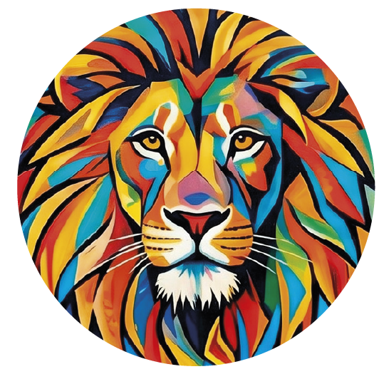 Picasso Lion 04 coaster design