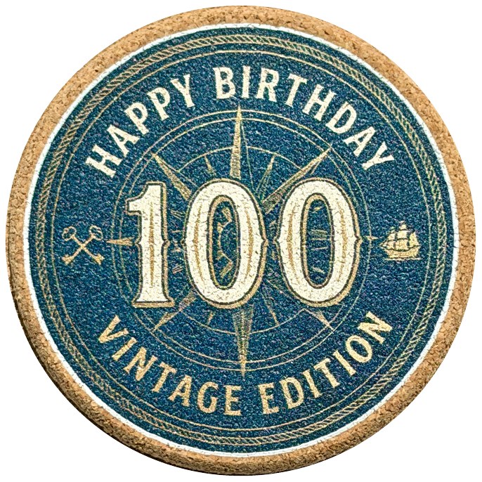 Birthday coaster product photo