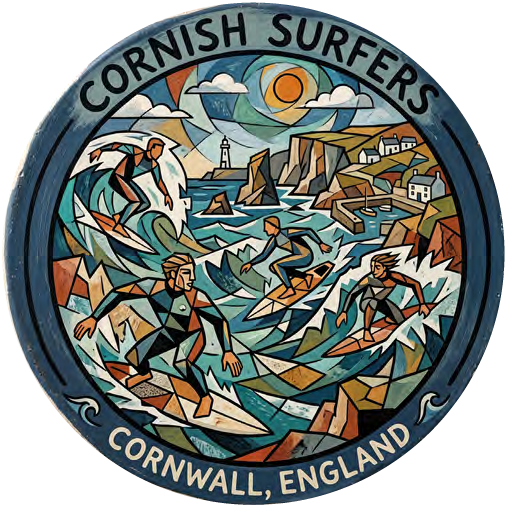 Cornish Surf 03 coaster design