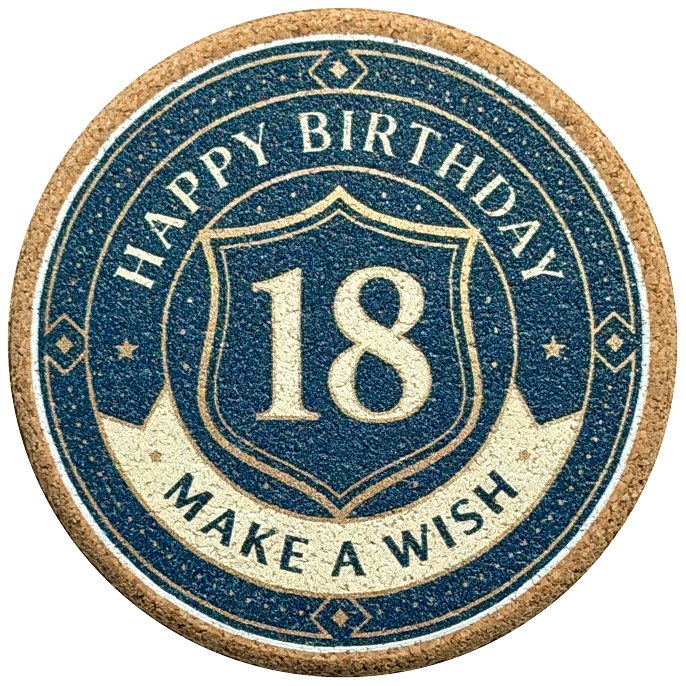 Birthday coaster product photo