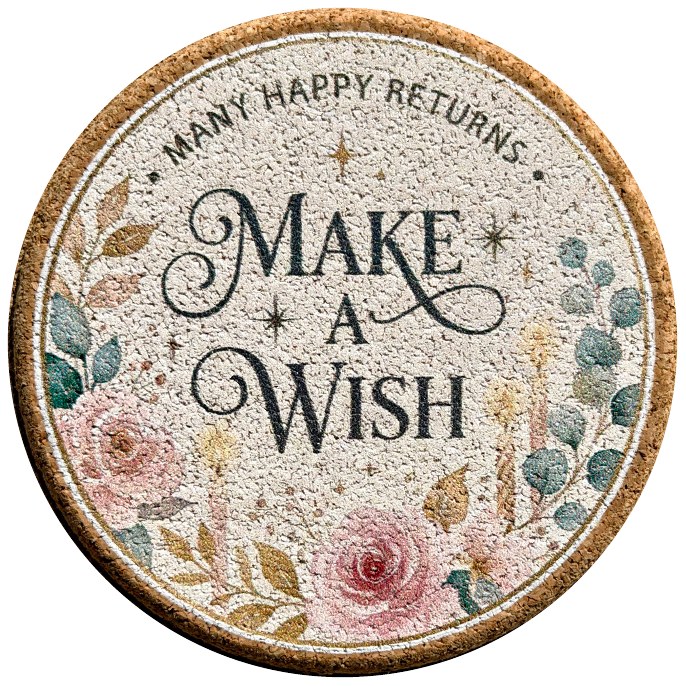 Birthday coaster product photo