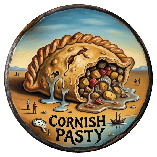 Cornish Pasty coaster design
