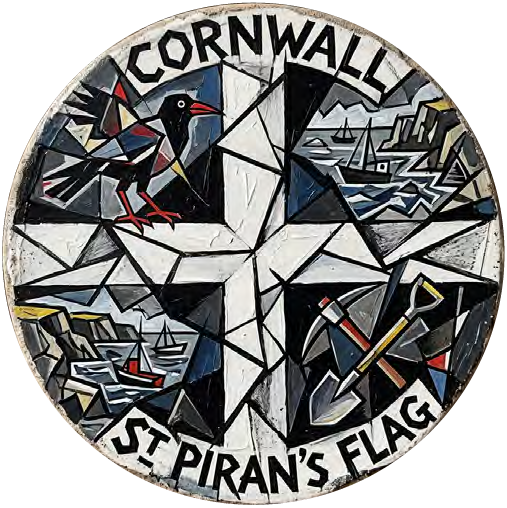 Cornish Flag 01 coaster design